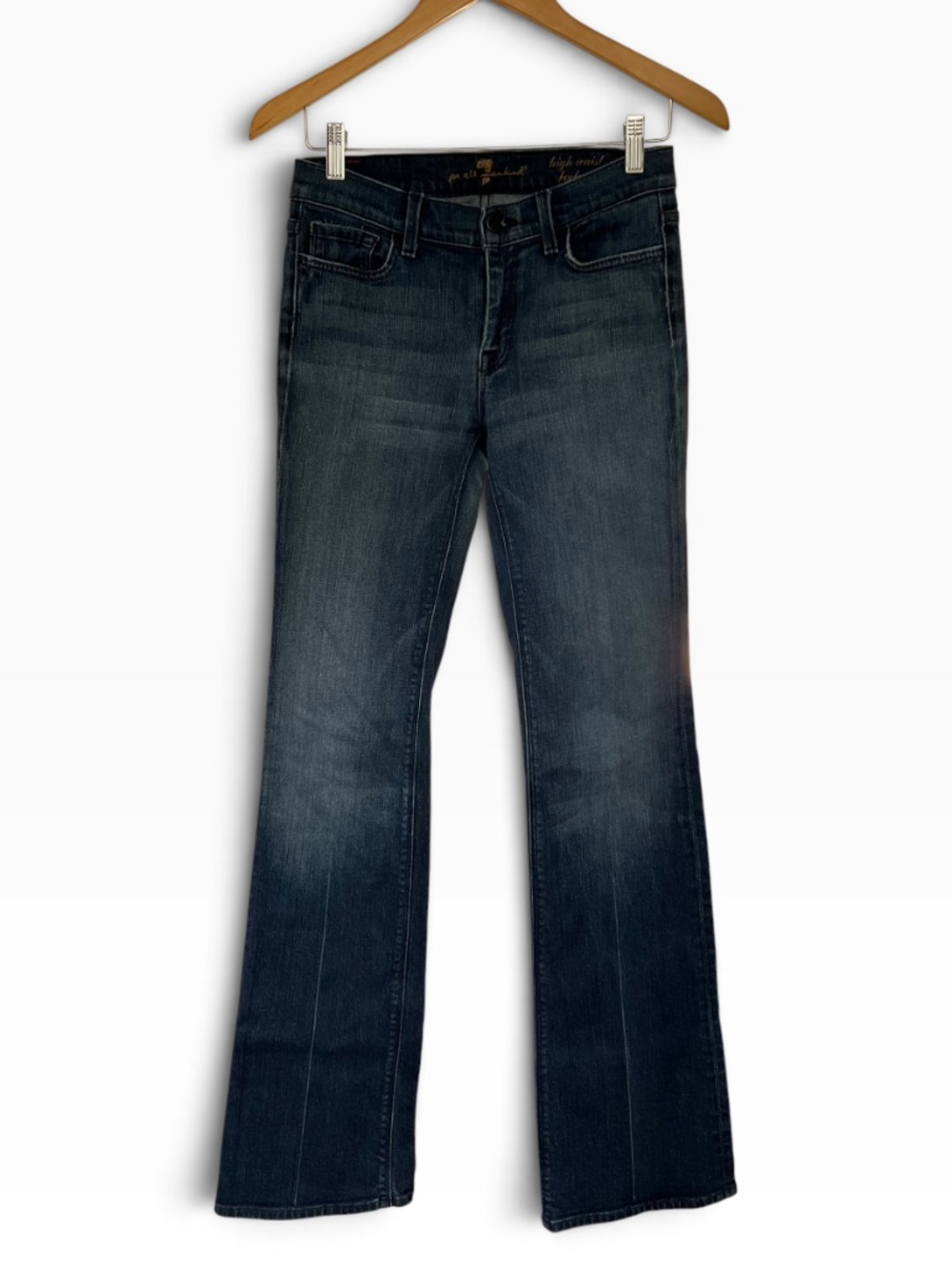 Western Neutrals 7 For All Mankind High Waist Bootcut (27)